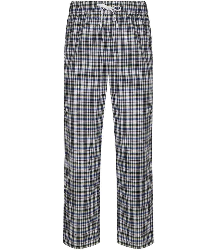 SF Clothing Tartan Lounge Pants White/Multi Check