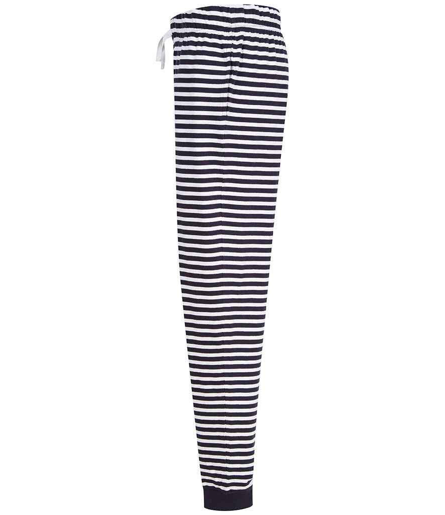 SF Clothing Unisex Cuffed Lounge Pants | Navy/white stripes Trousers - Lancashire Teamwear