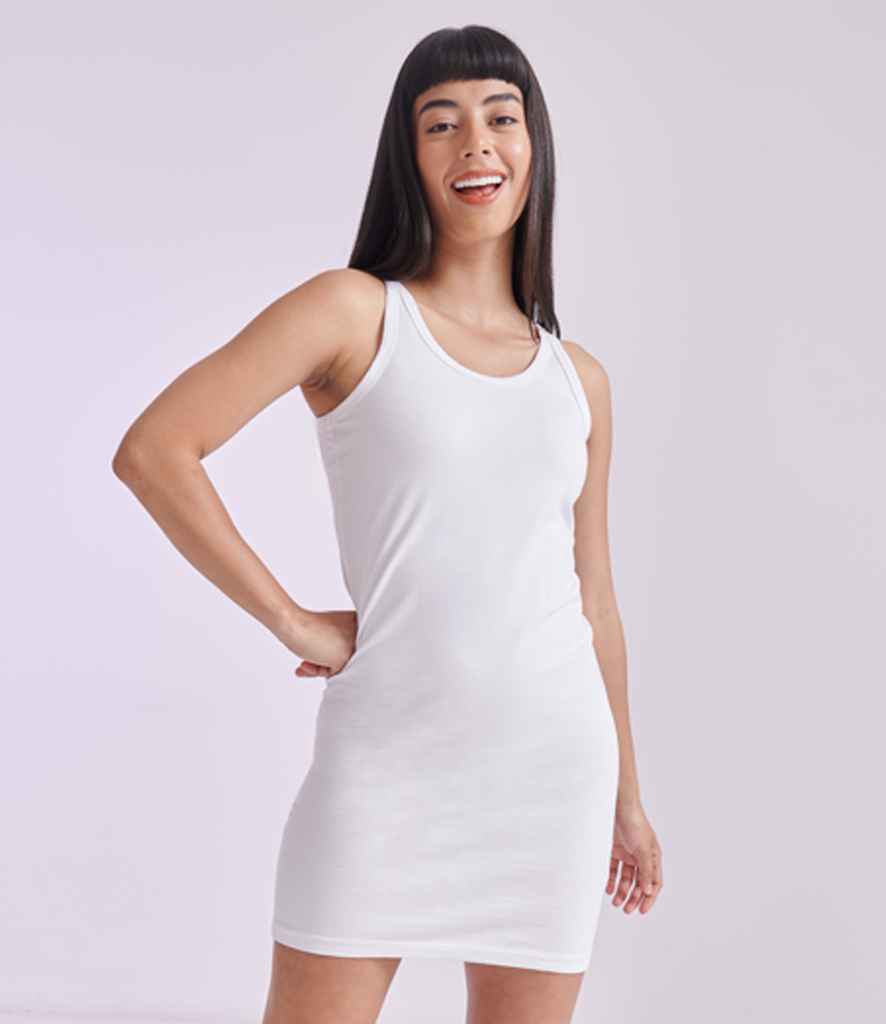 SF Clothing Ladies Tank Dress | White - Lancashire Teamwear