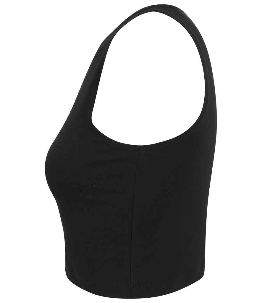 SF Clothing Ladies Cropped Top | Black T-Shirt - Lancashire Teamwear