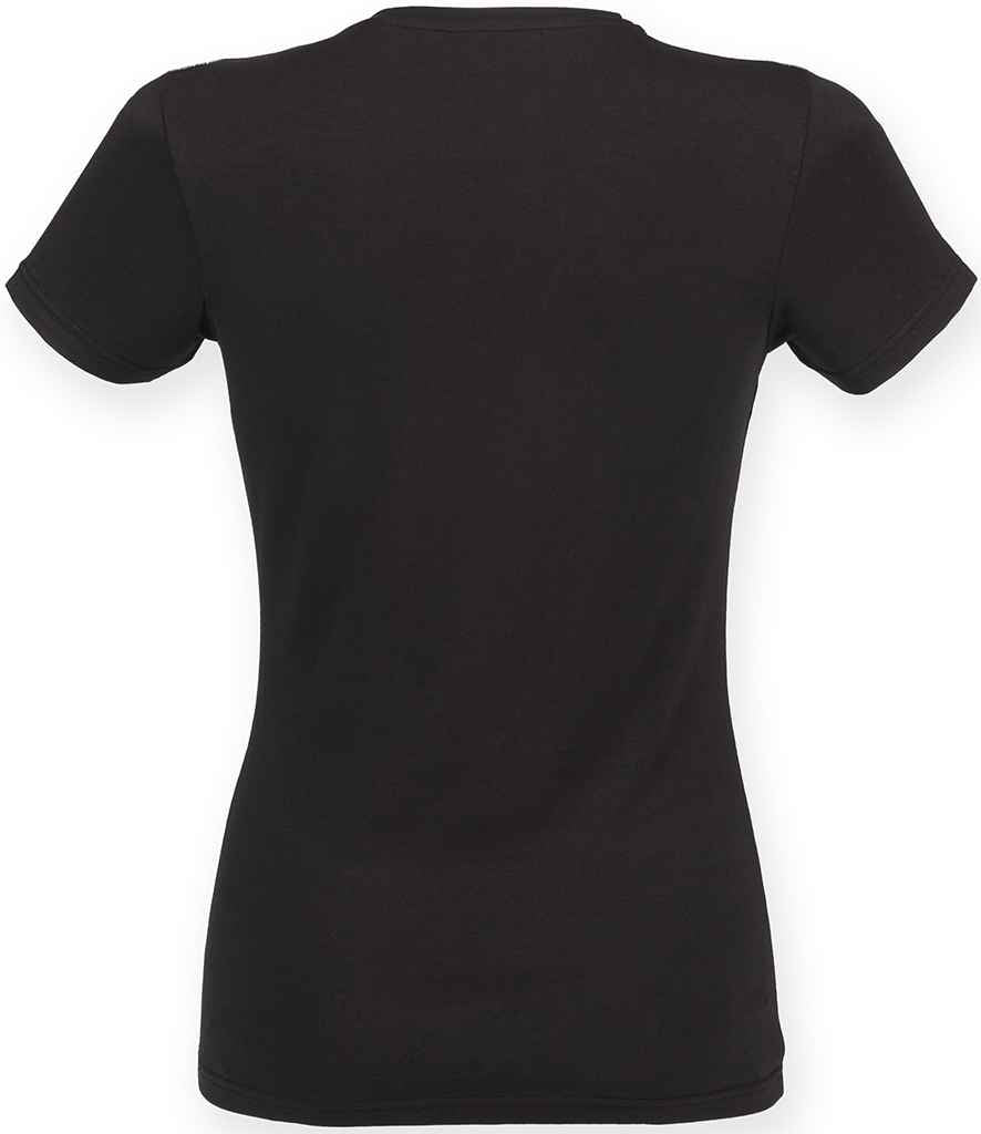 SF Clothing Ladies Feel Good Stretch T-Shirt | Black - Lancashire Teamwear