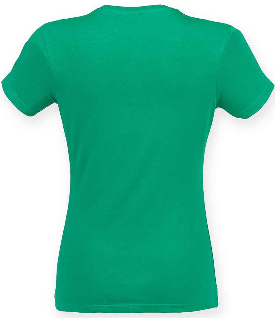 SF Clothing Ladies Feel Good Stretch T-Shirt | Green - Lancashire Teamwear