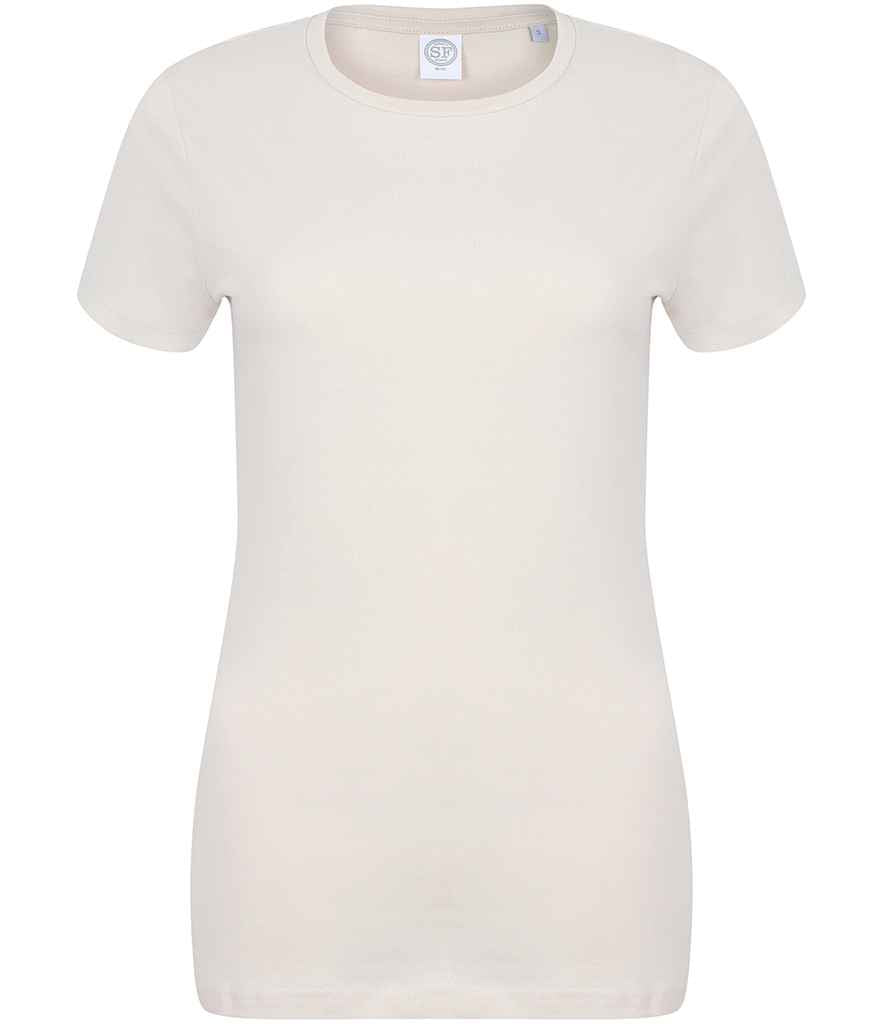 SF Clothing Ladies Feel Good Stretch T-Shirt Light Stone