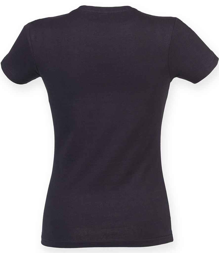SF Clothing Ladies Feel Good Stretch T-Shirt | Navy - Lancashire Teamwear