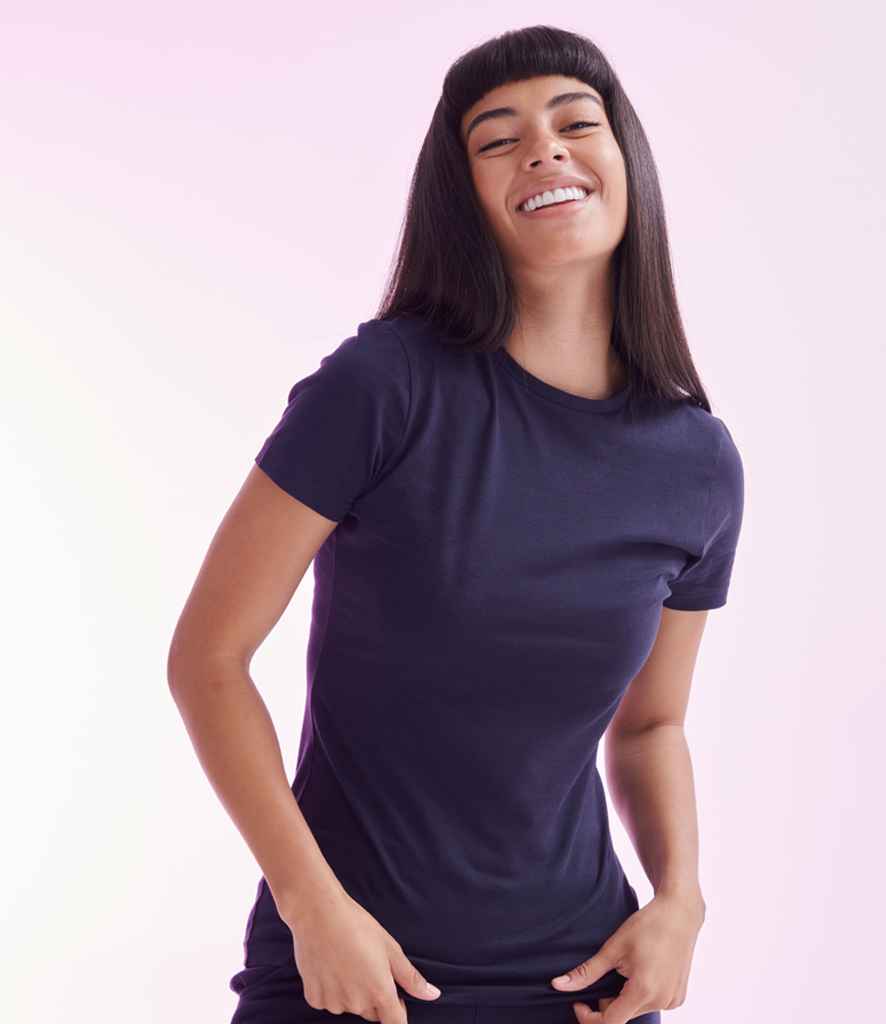 SF Clothing Ladies Feel Good Stretch T-Shirt | Navy - Lancashire Teamwear
