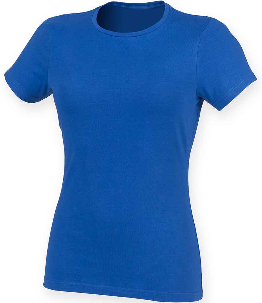 SF Clothing Ladies Feel Good Stretch T-Shirt Royal Blue