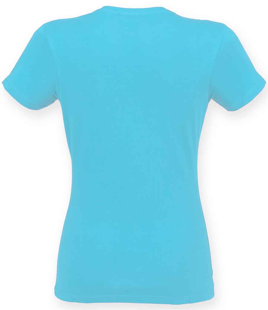 SF Clothing Ladies Feel Good Stretch T-Shirt | Surf Blue - Lancashire Teamwear