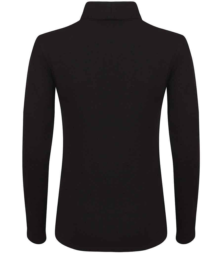 SF Clothing Ladies Feel Good Stretch Roll Neck T-Shirt | Black - Lancashire Teamwear