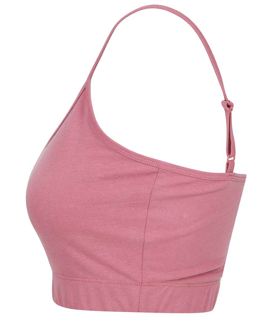 SF Clothing Ladies Sustainable Fashion Cropped Cami Vest Top | Dusky Pink T-Shirt - Lancashire Teamwear