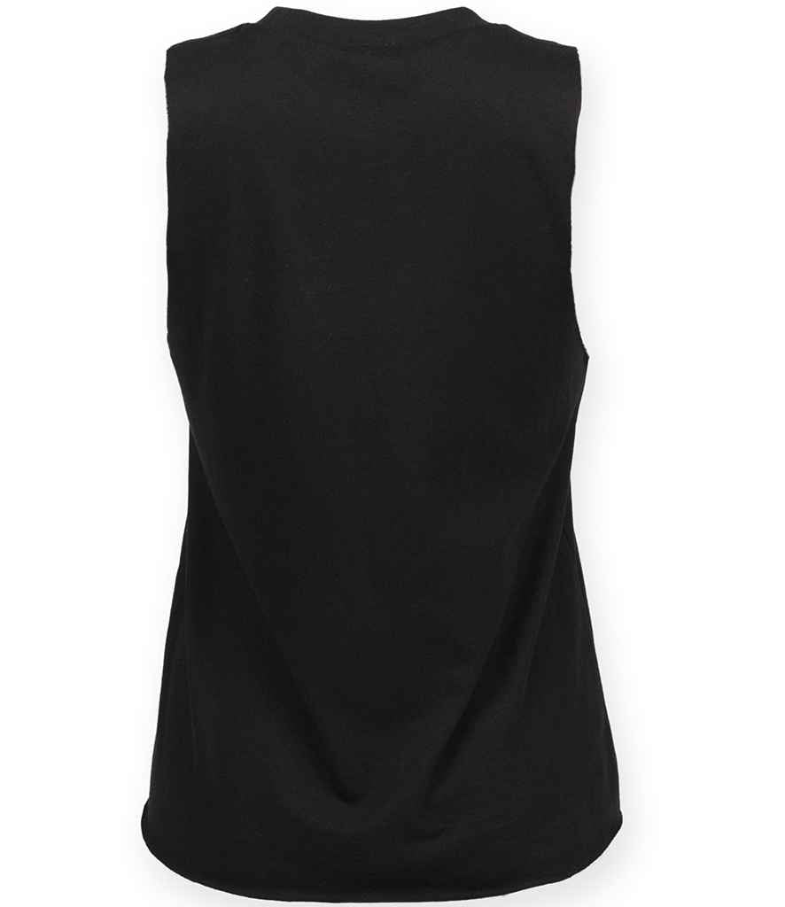 SF Clothing Ladies High Neck Vest | Black T-Shirt - Lancashire Teamwear