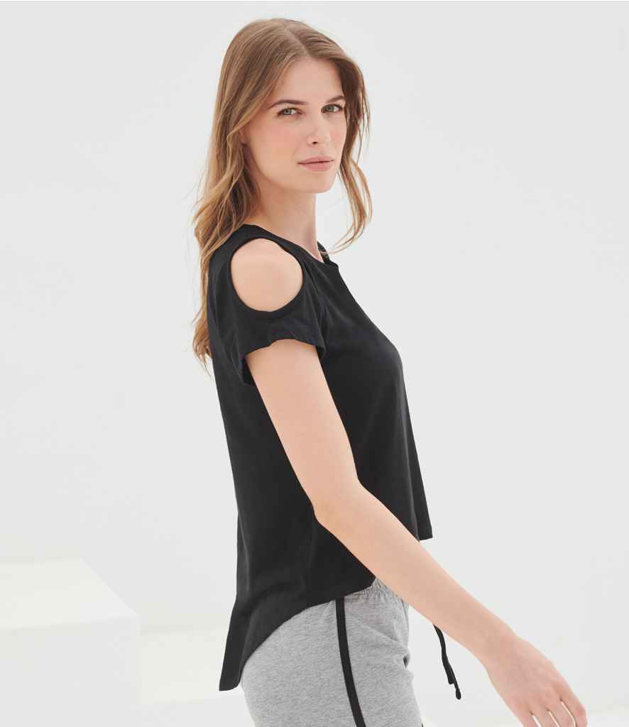 SF Clothing Ladies High Neck Vest | Black T-Shirt - Lancashire Teamwear