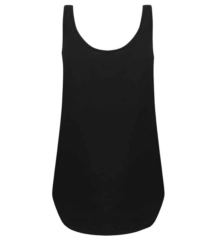 SF Clothing Ladies Slounge Vest | Black T-Shirt - Lancashire Teamwear