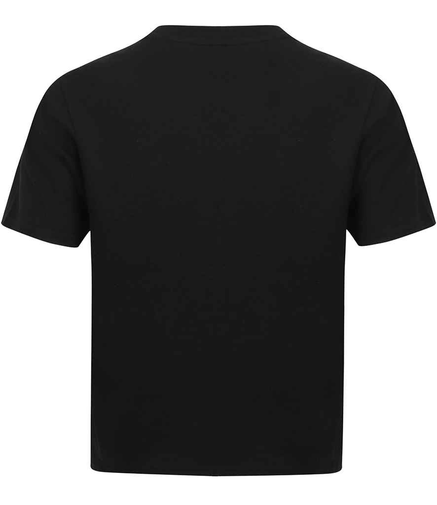 SF Clothing Ladies Cropped Boxy T-Shirt | Black - Lancashire Teamwear