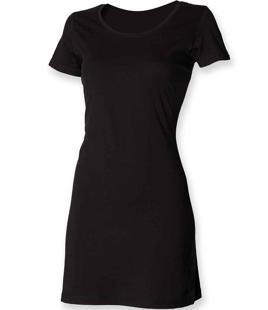 SF Clothing Ladies T-Shirt Dress | Black - Lancashire Teamwear