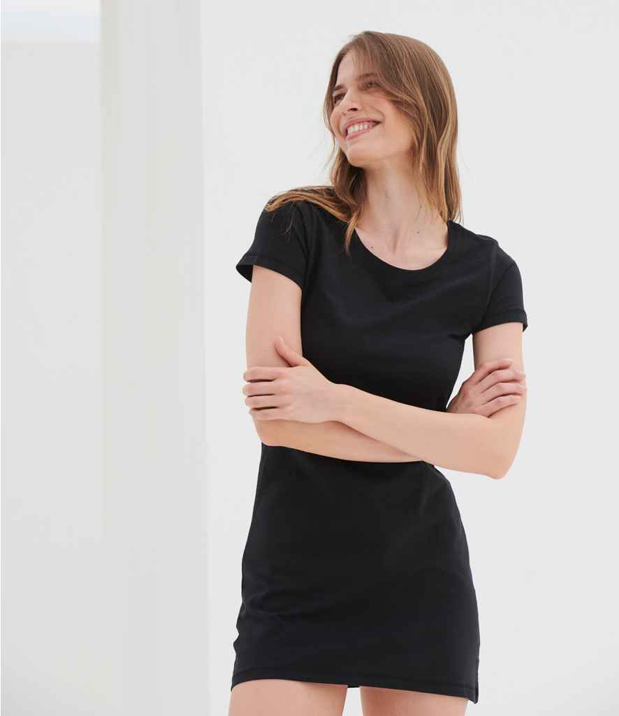 SF Clothing Ladies T-Shirt Dress | Black - Lancashire Teamwear