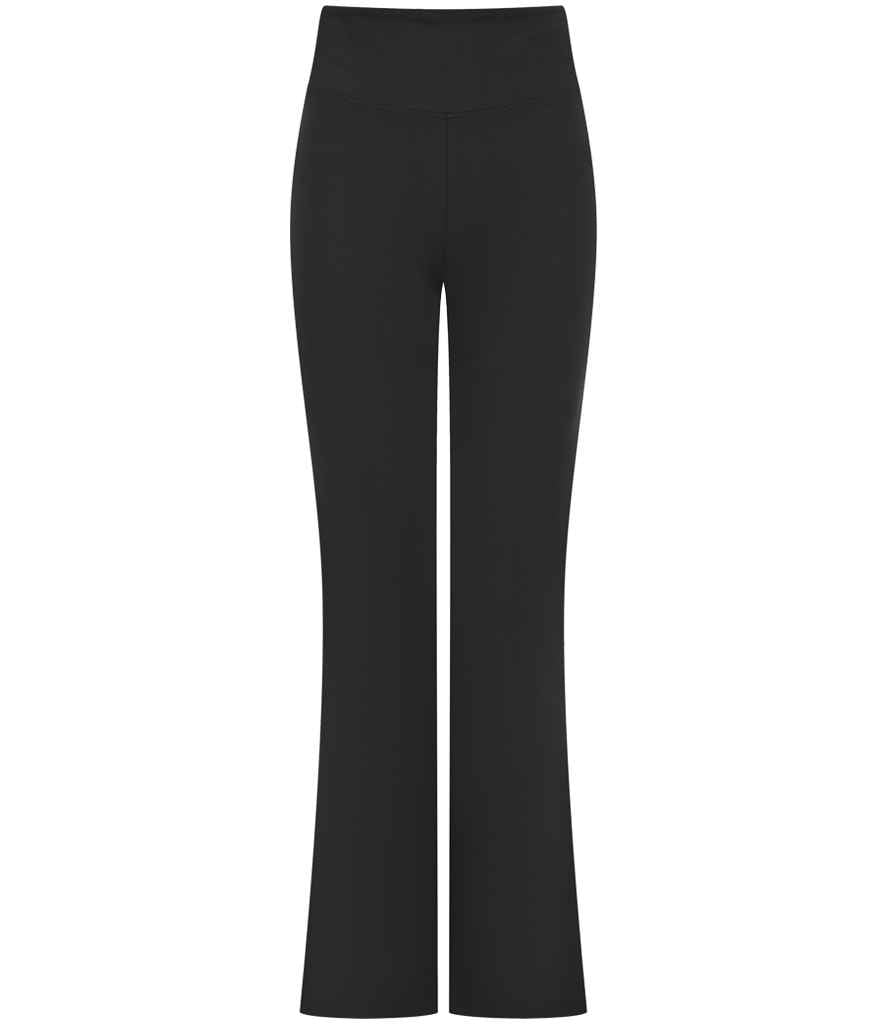 SF Clothing Ladies Flared Leggings Black
