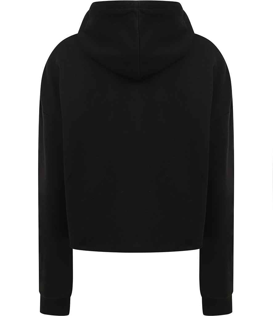 SF Clothing Ladies Cropped Slounge Hoodie | Black - Lancashire Teamwear