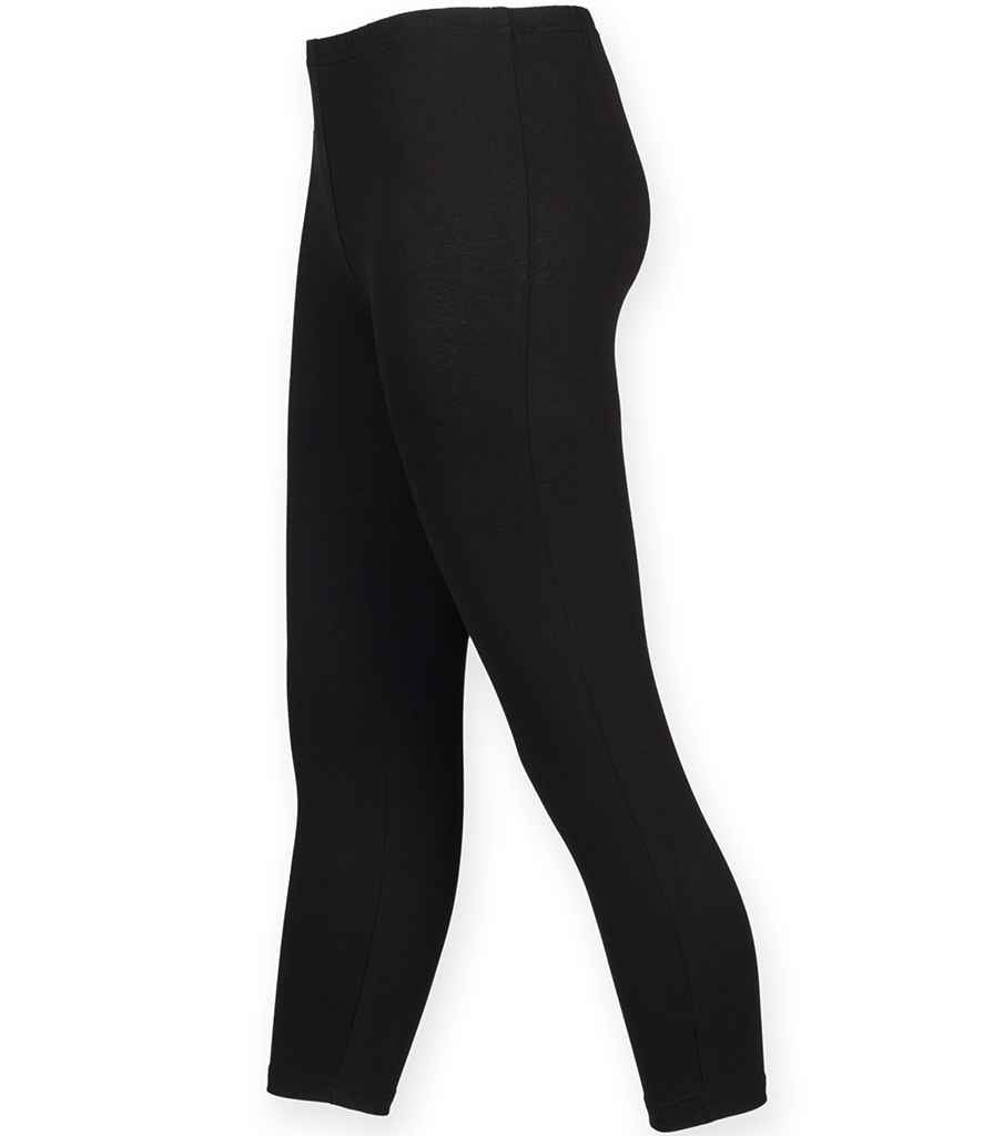 SF Clothing Ladies 3/4 Leggings | Black - Lancashire Teamwear