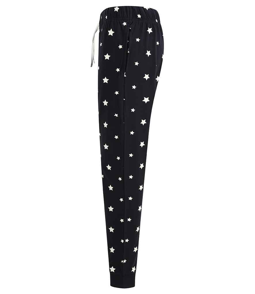 SF Clothing Ladies Lounge Pants | Navy/White Stars Trousers - Lancashire Teamwear