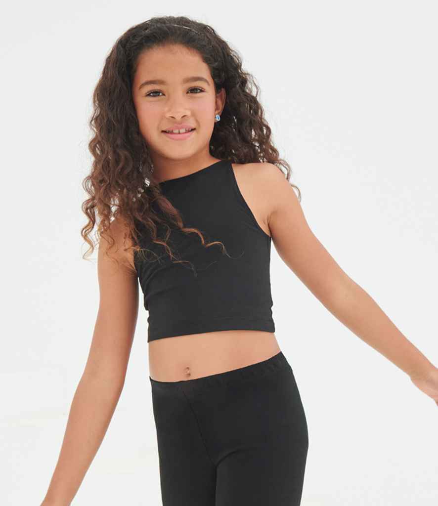 SF Clothing Kids Cropped Top | Black T-Shirt - Lancashire Teamwear