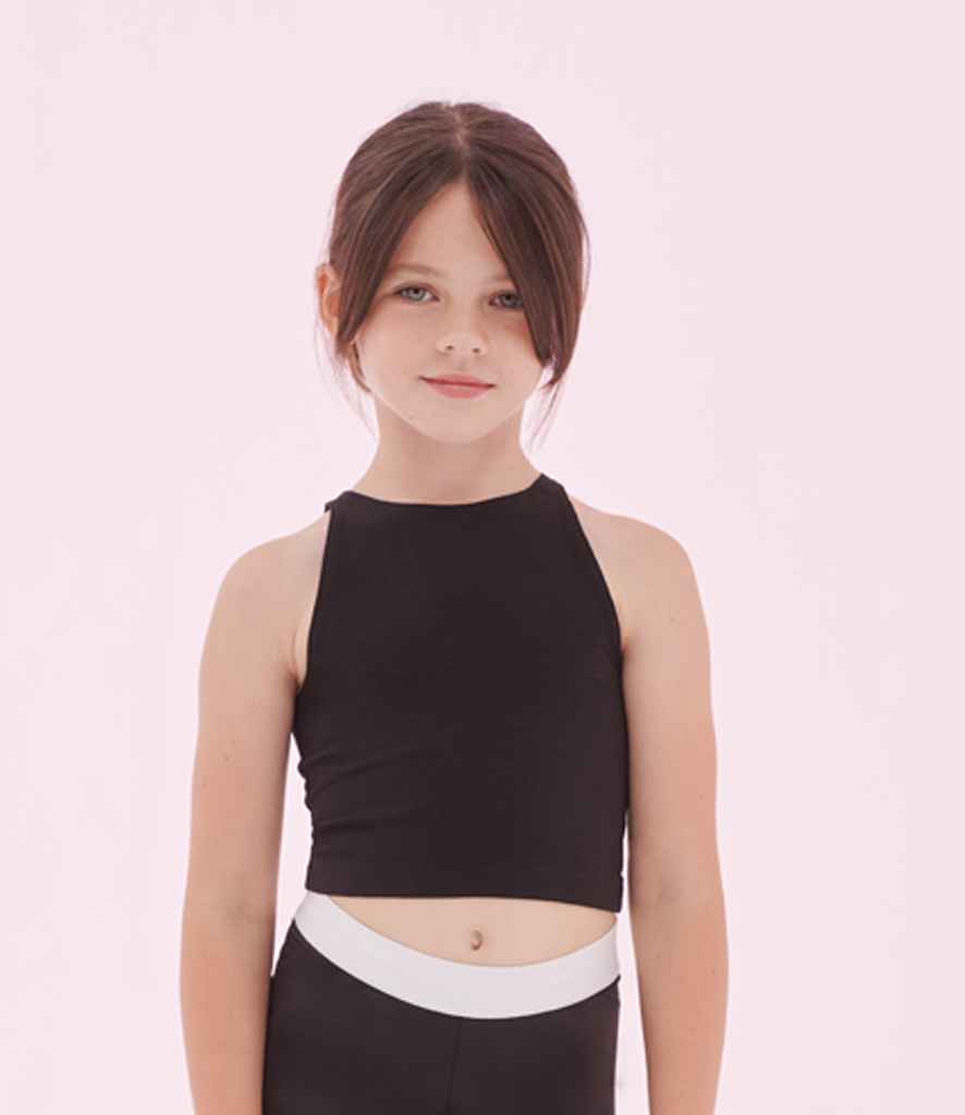 SF Clothing Kids Cropped Top | Black T-Shirt - Lancashire Teamwear