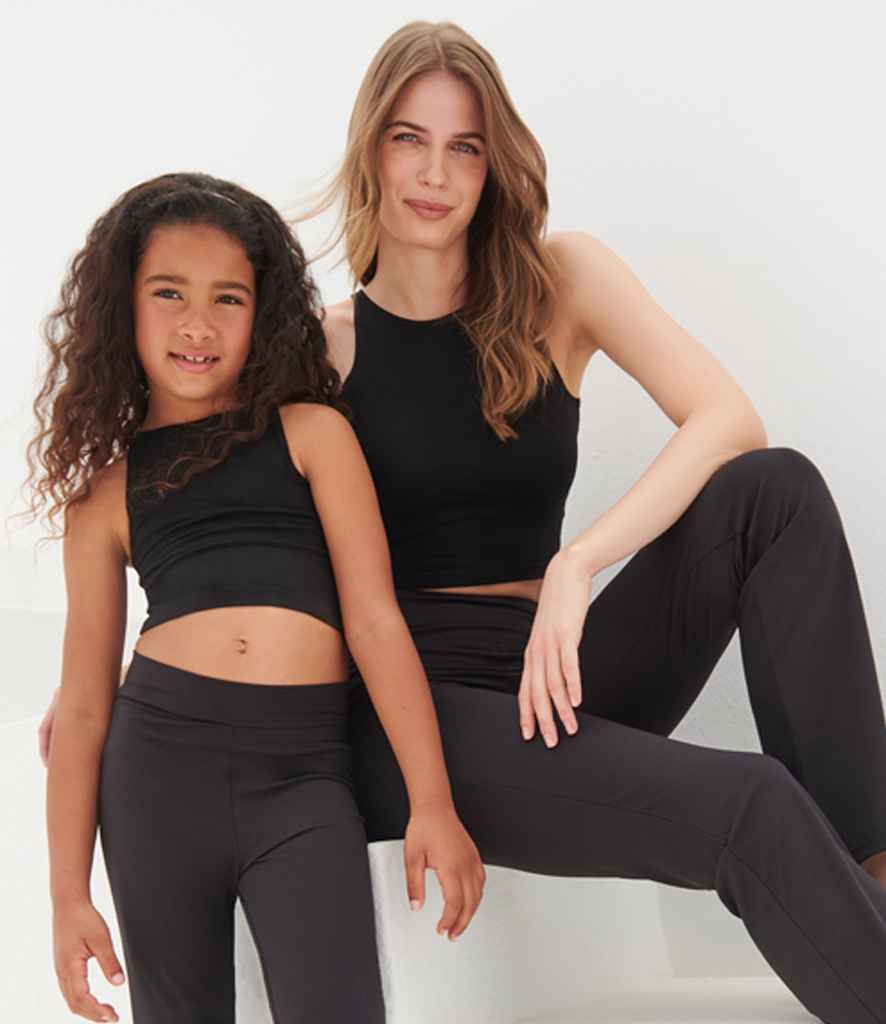 SF Clothing Kids Flared Leggings | Black - Lancashire Teamwear