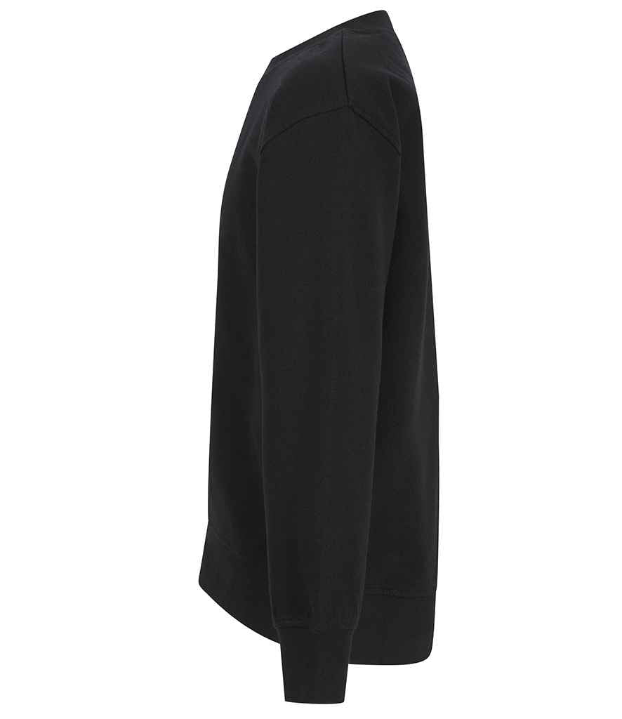 SF Clothing Kids Sustainable Fashion Curved Hem Sweatshirt | Black - Lancashire Teamwear