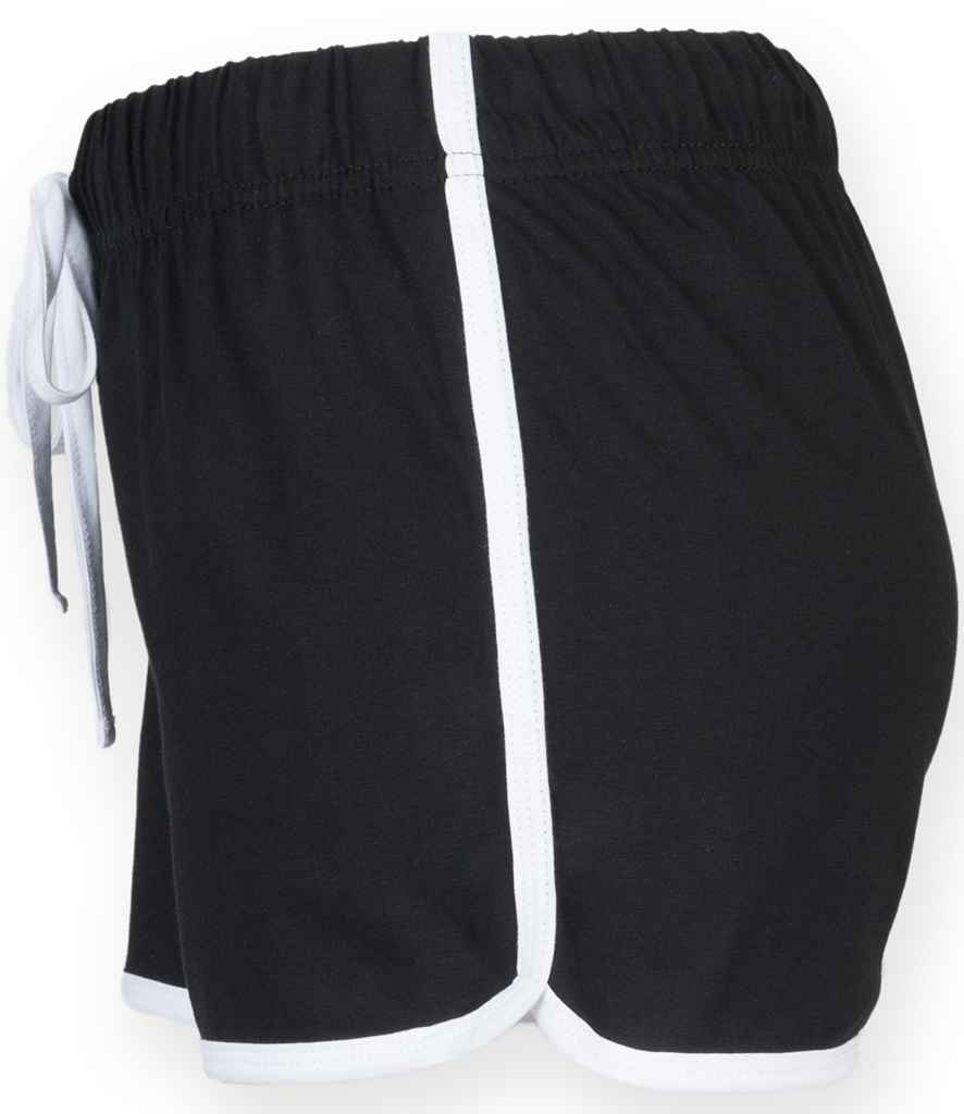 SF Clothing Kids Retro Shorts | Black/White - Lancashire Teamwear