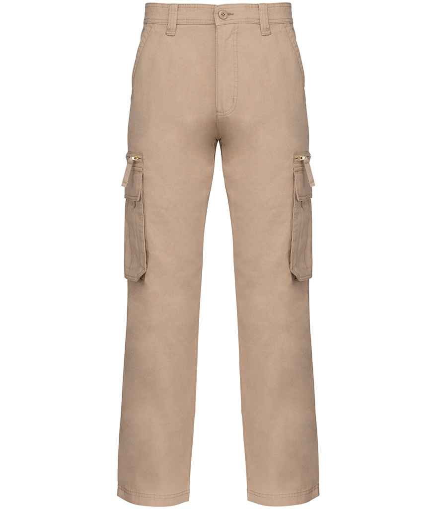 Kariban Heavy Canvas Trousers Beige