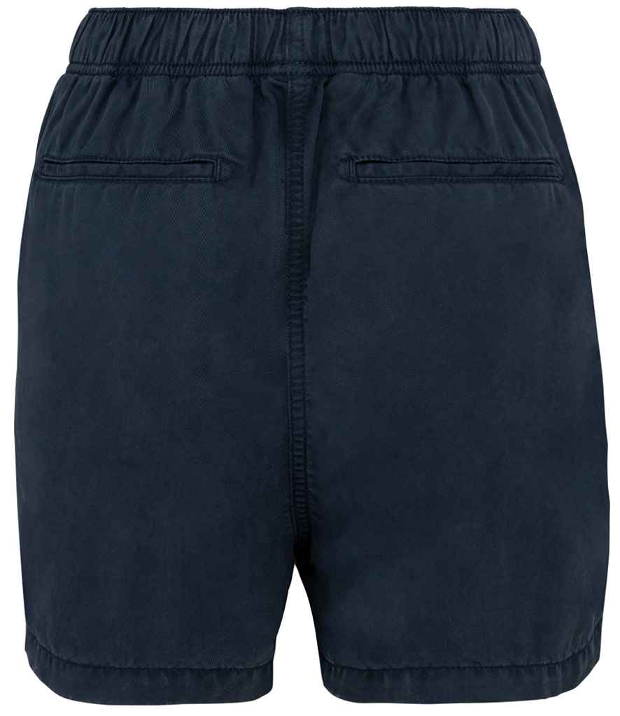 Spasso Ladies TENCEL™ Shorts | Washed Navy - Lancashire Teamwear