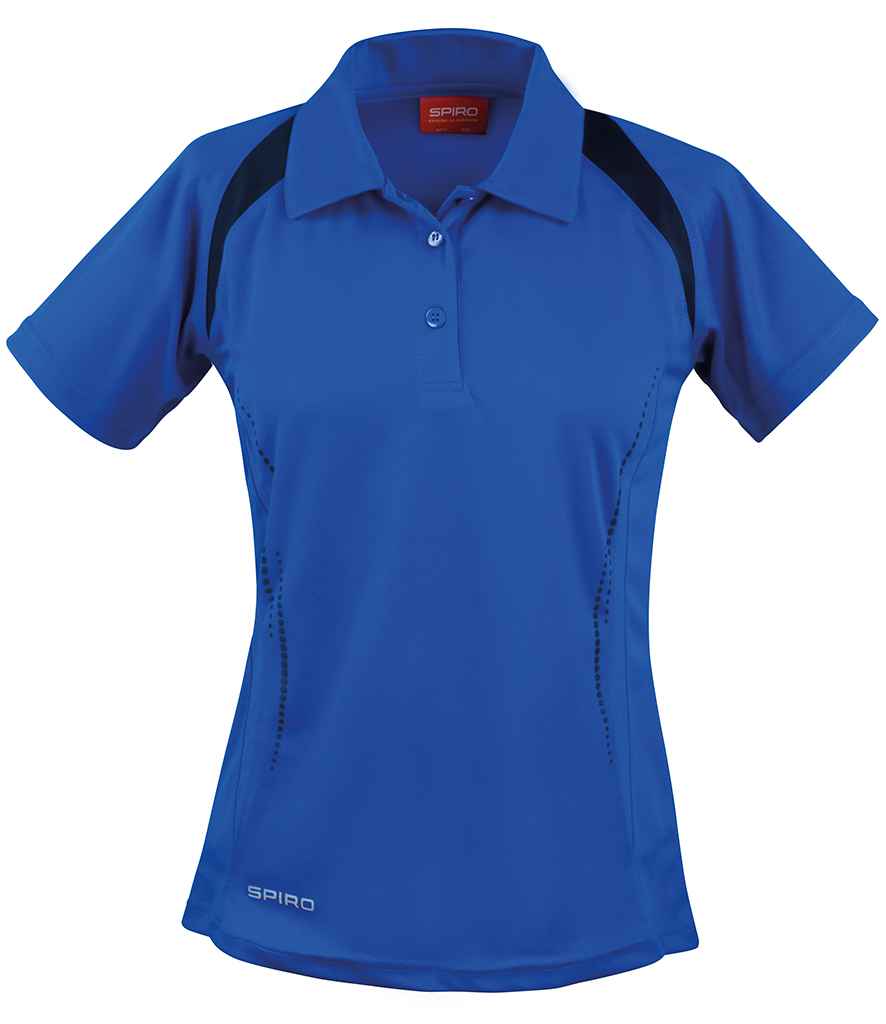 Spiro Ladies Team Spirit Polo Shirt | Royal Blue/Navy - Lancashire Teamwear