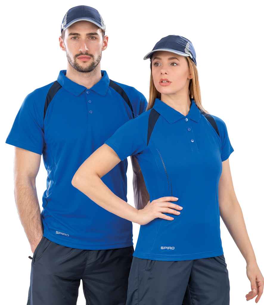 Spiro Team Spirit Polo Shirt | Royal Blue/Navy - Lancashire Teamwear