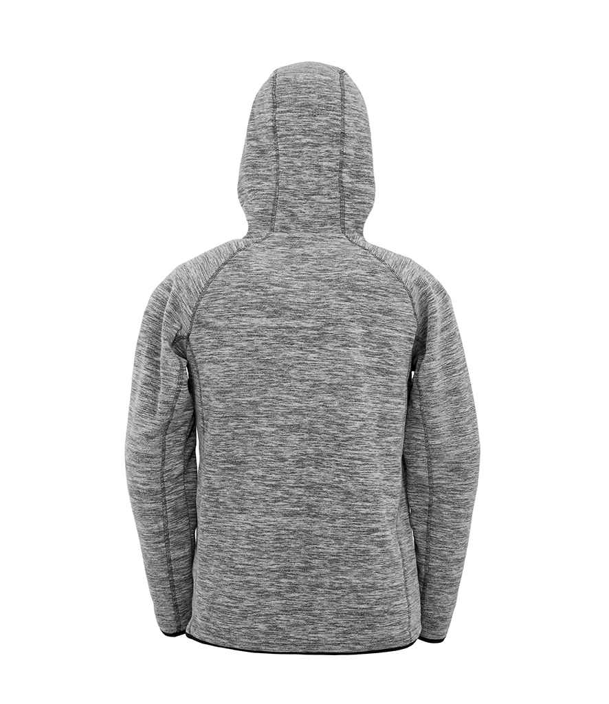 Spiro Micro Fleece Hoodie | Grey/Black - Lancashire Teamwear
