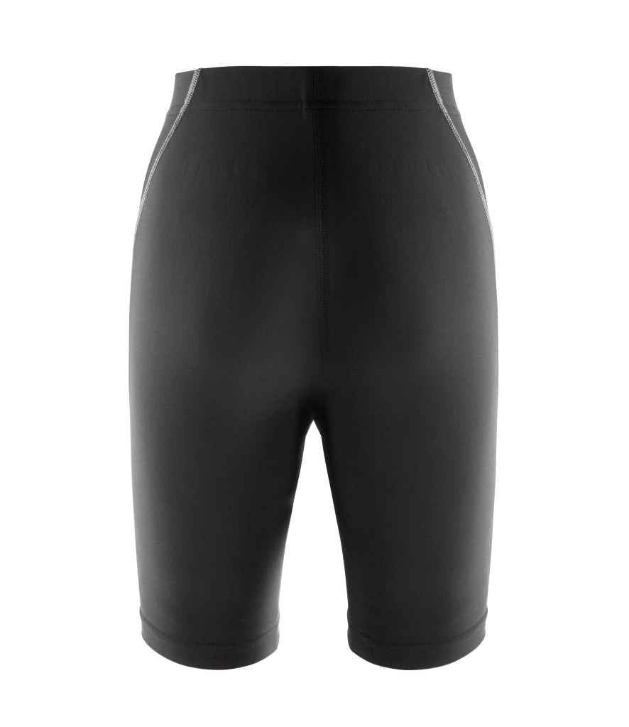 Spiro Kids Bodyfit Base Layer Shorts | Black - Lancashire Teamwear