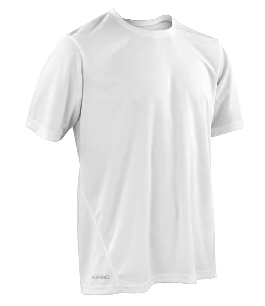 Spiro Quick Dry Performance T-Shirt | White - Lancashire Teamwear
