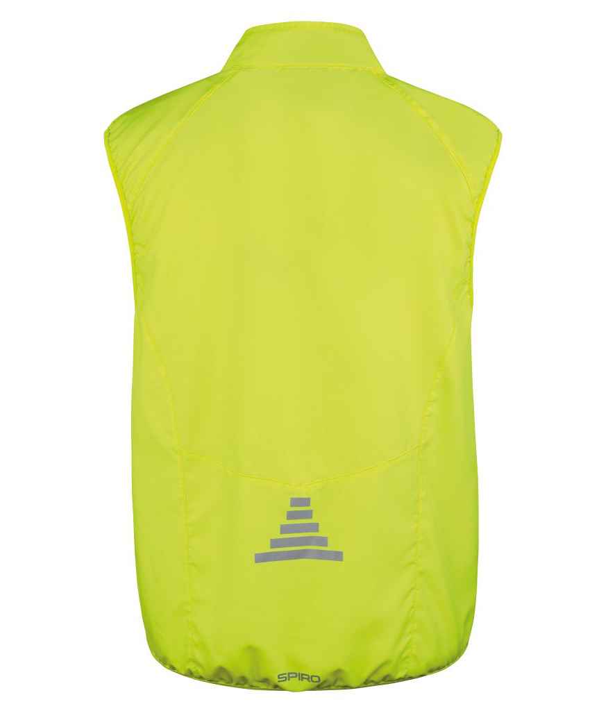 Spiro Bikewear Crosslite Gilet | Neon Lime - Lancashire Teamwear