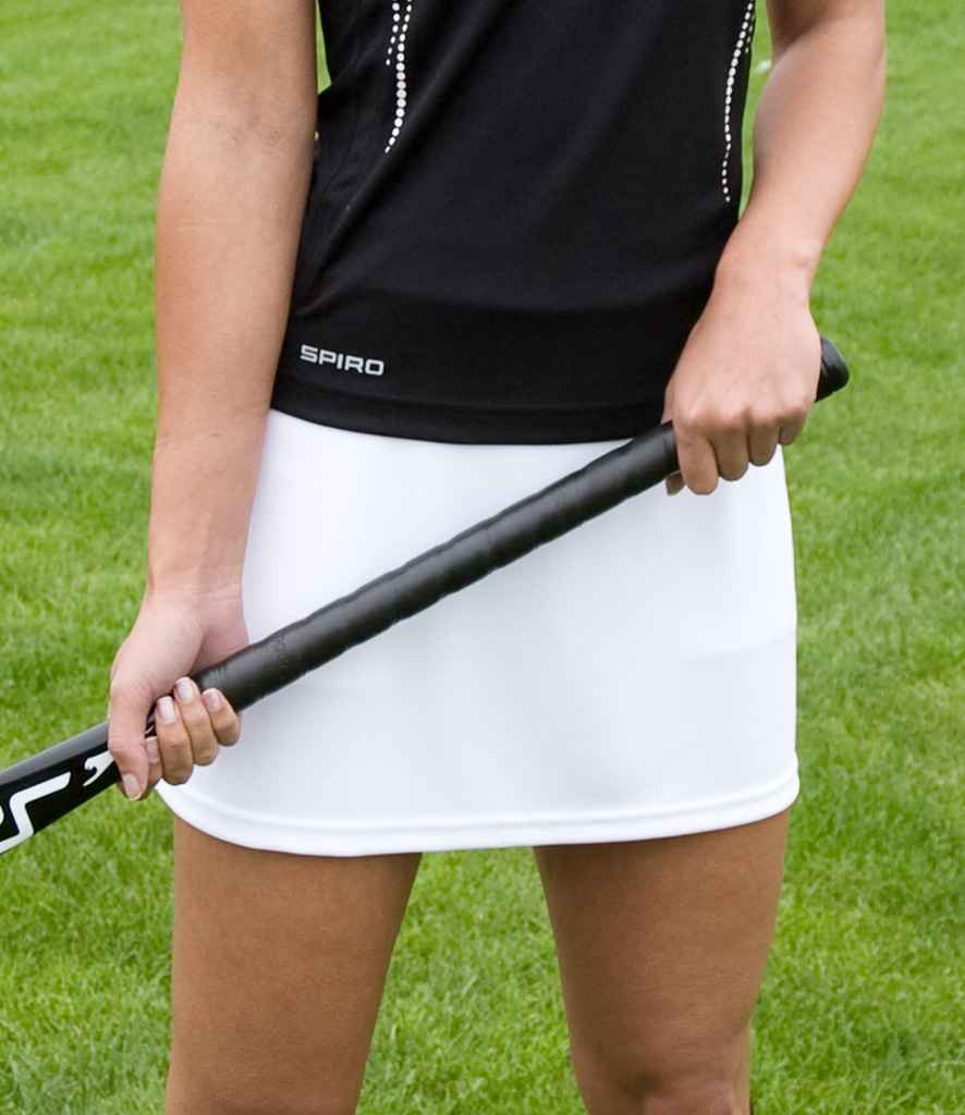 Spiro Ladies Skort | White Skirt - Lancashire Teamwear