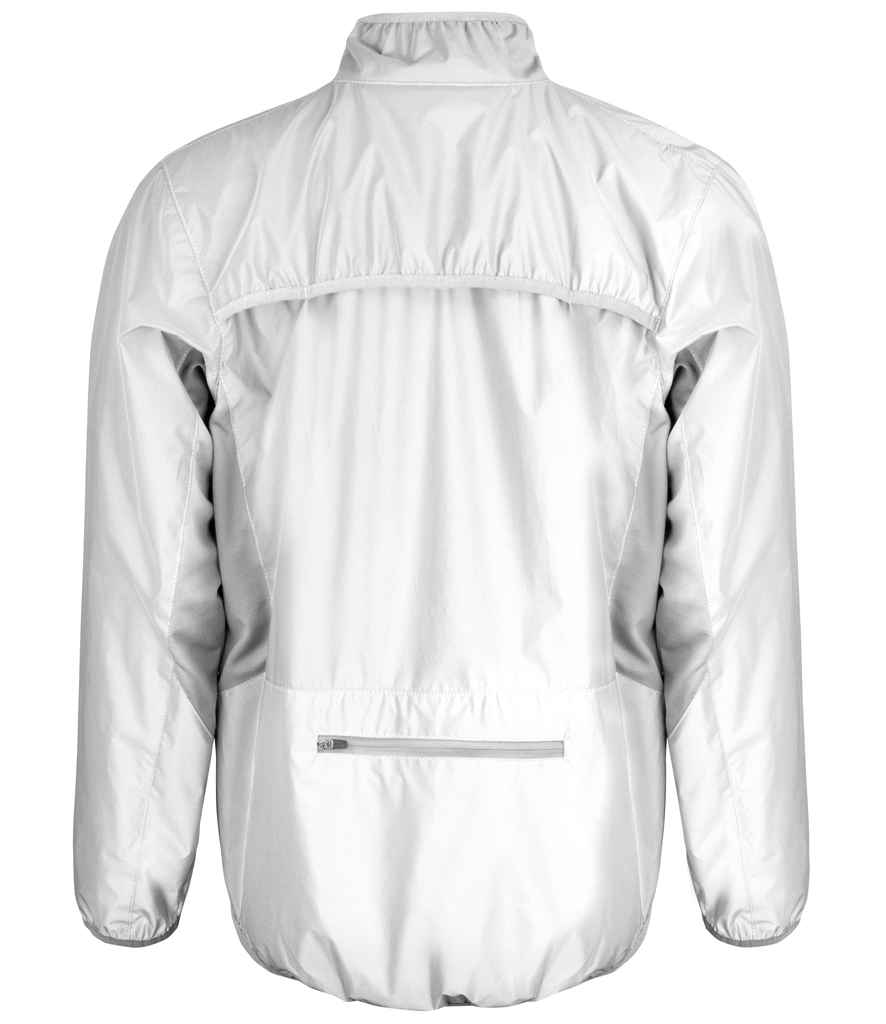 Spiro Luxe Reflective Hi-Vis Jacket | Neon White - Lancashire Teamwear