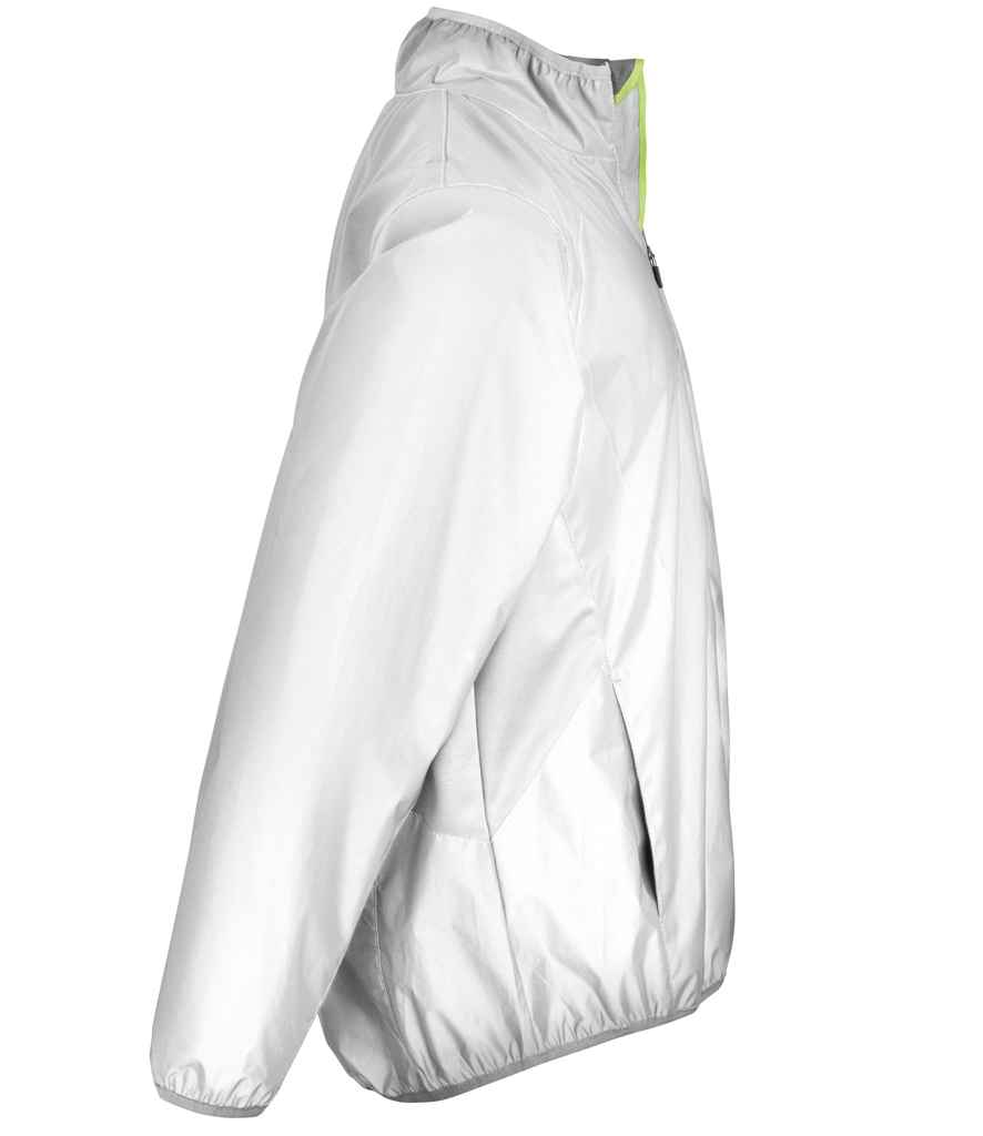 Spiro Luxe Reflective Hi-Vis Jacket | Neon White - Lancashire Teamwear