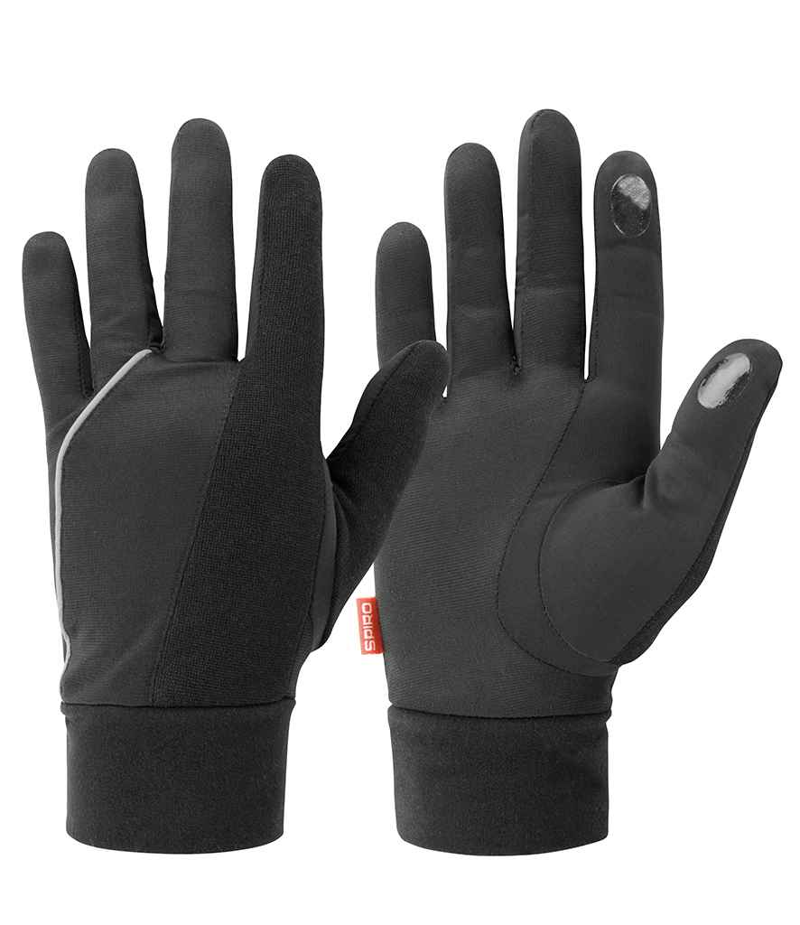Spiro Elite Running Gloves Black