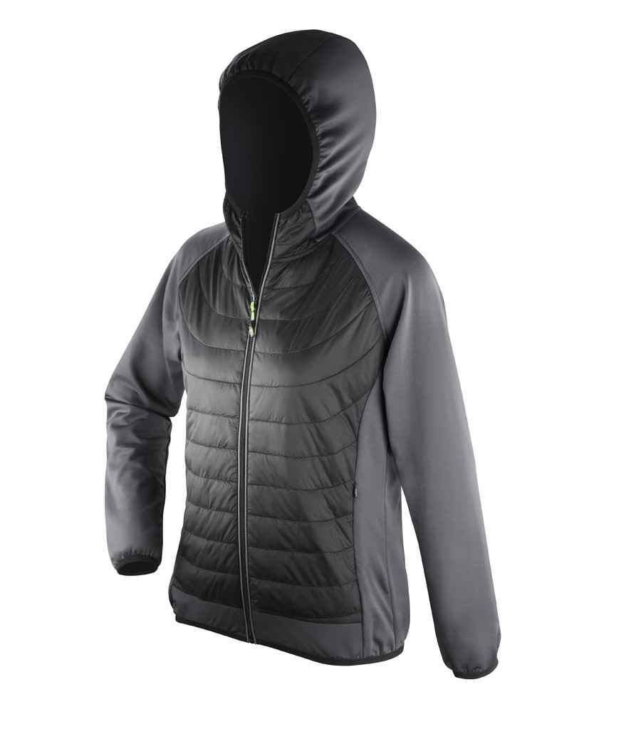 Spiro Fitness Zero Gravity Jacket | Black/Charcoal - Lancashire Teamwear