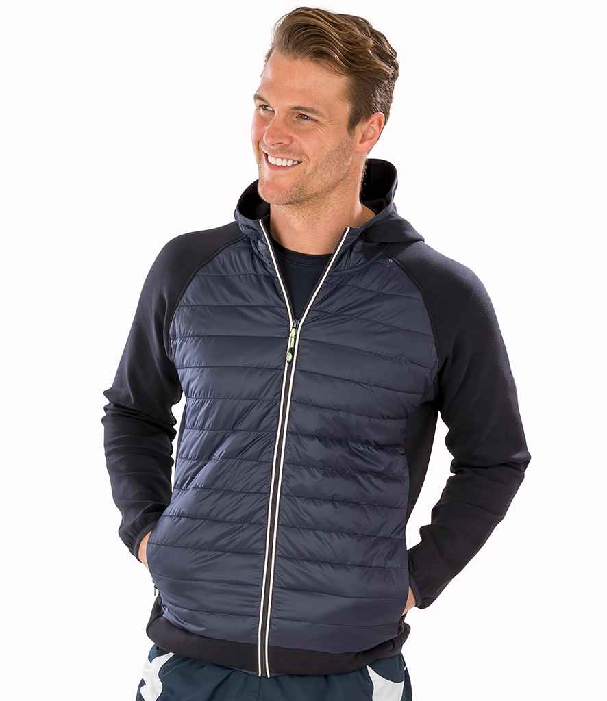 Spiro Fitness Zero Gravity Jacket | Black/Charcoal - Lancashire Teamwear