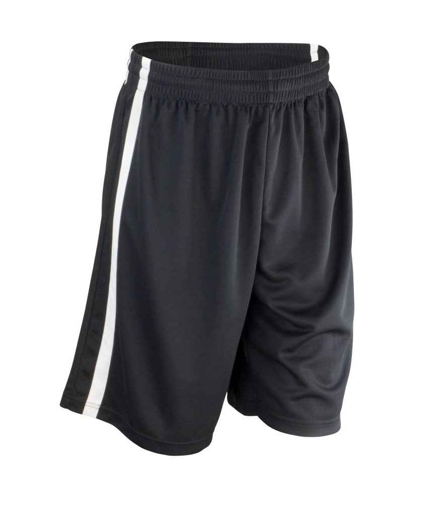 Spiro Basketball Shorts Black/White