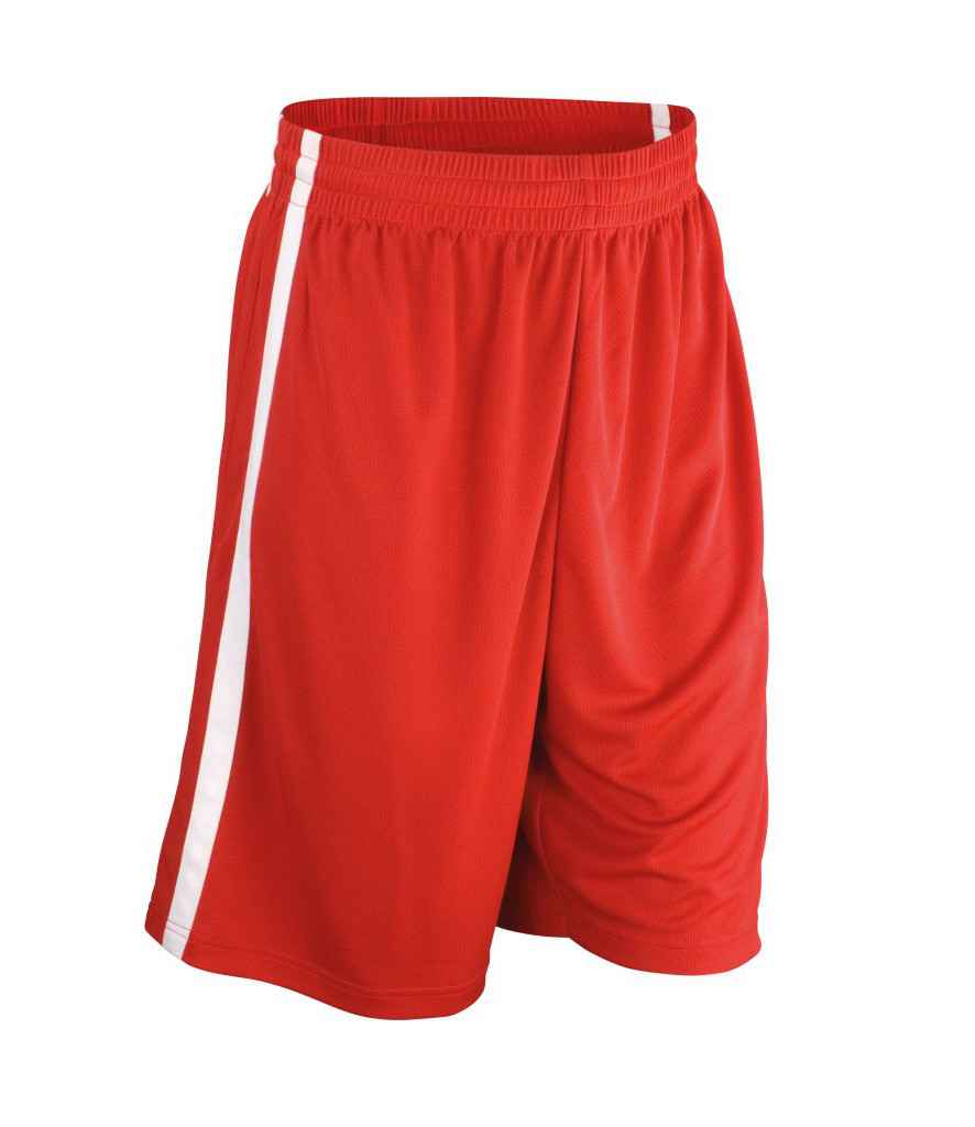 Spiro Basketball Shorts Red/White
