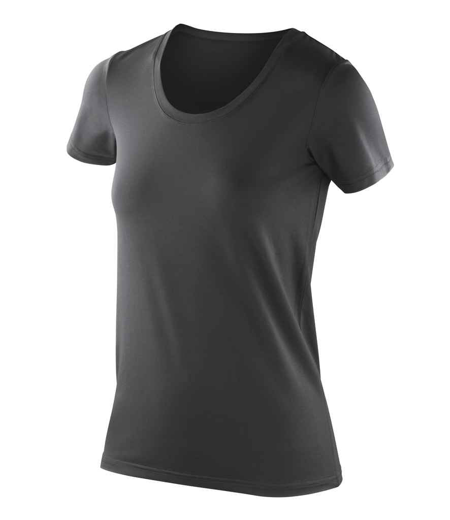 Spiro Impact Ladies Softex® T-Shirt | Black - Lancashire Teamwear