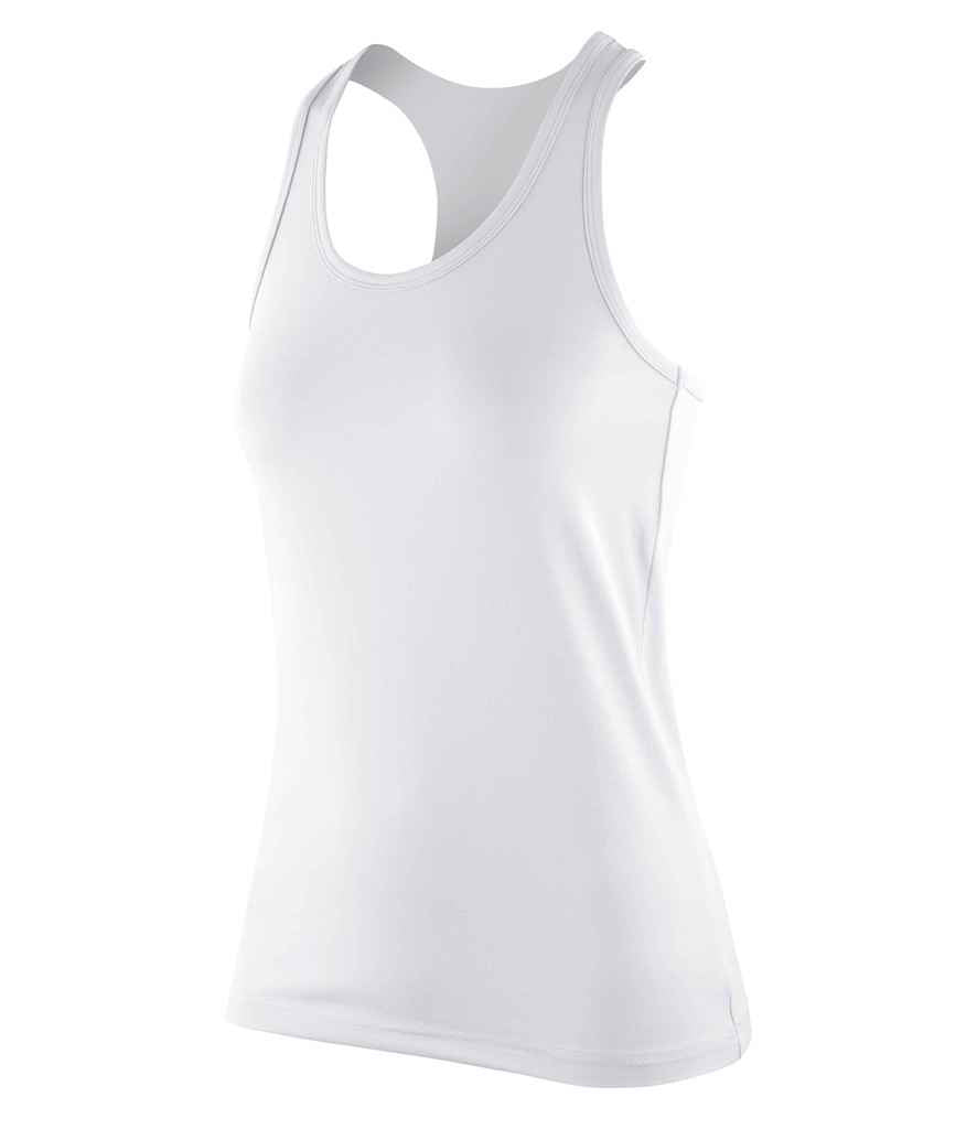 Spiro Impact Ladies Softex® Fitness Top | White T-Shirt - Lancashire Teamwear
