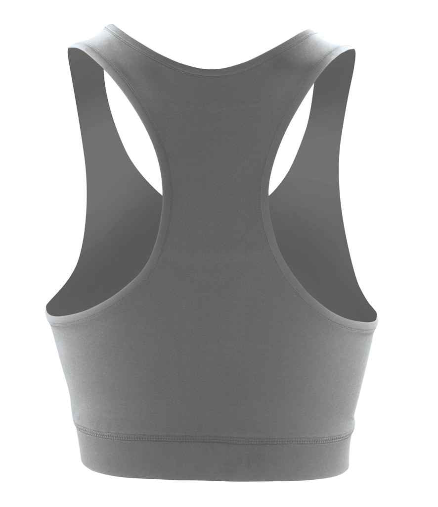 Spiro Impact Ladies Softex® Crop Top | Cloudy Grey T-Shirt - Lancashire Teamwear