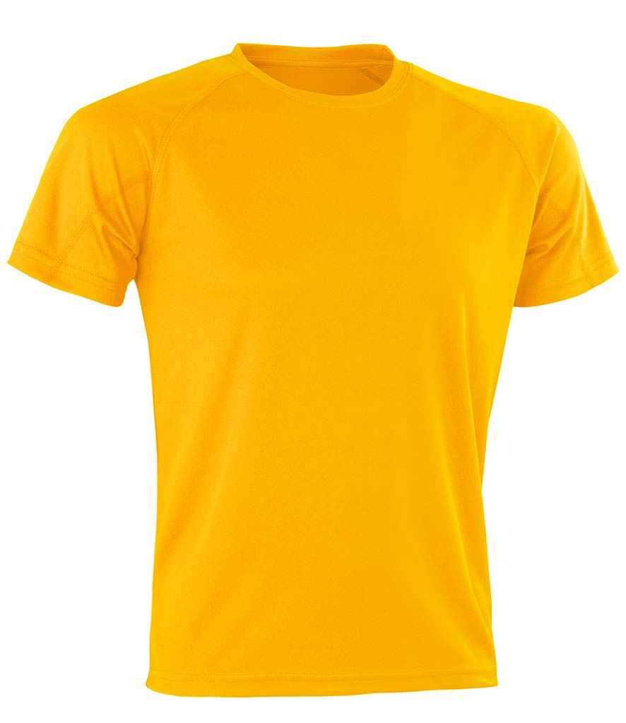 Spiro Impact Performance Aircool T-Shirt | Gold Gold
