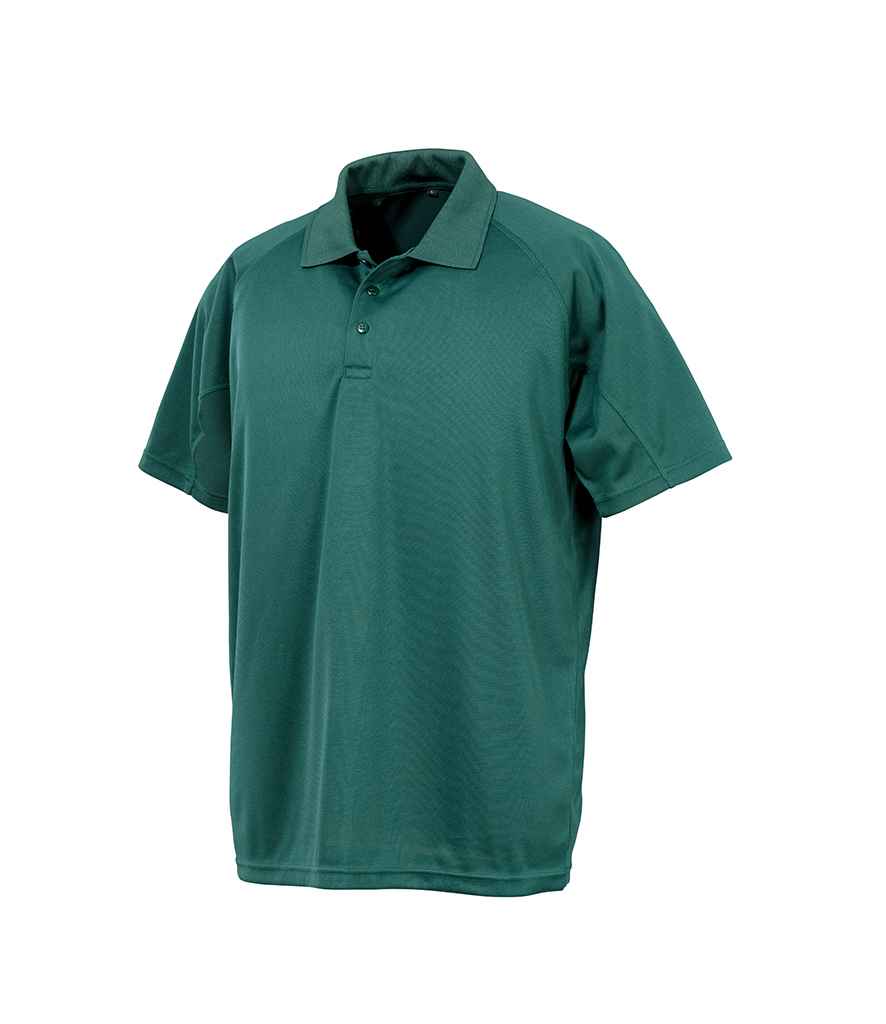 Spiro Impact Performance Aircool Polo Shirt | Bottle Green Bottle Green