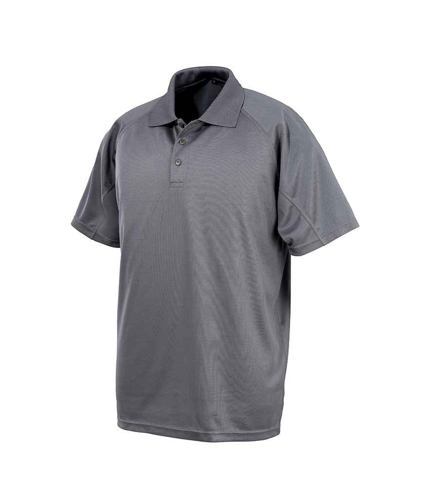 Spiro Impact Performance Aircool Polo Shirt | Grey Grey